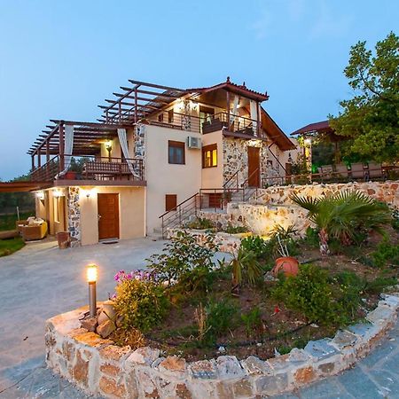 ניאה מודאניה Villa Laskari Sea View מראה חיצוני תמונה