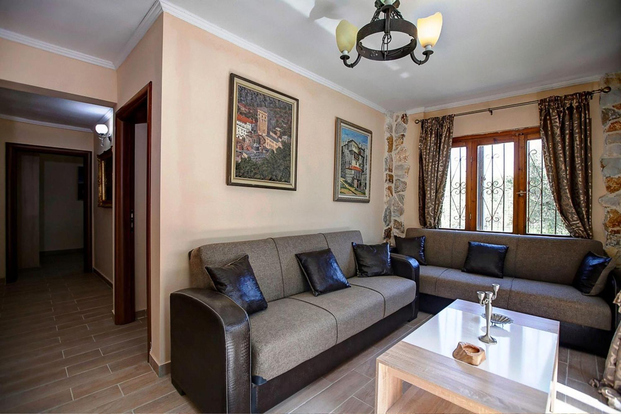 ניאה מודאניה Villa Laskari Sea View מראה חיצוני תמונה