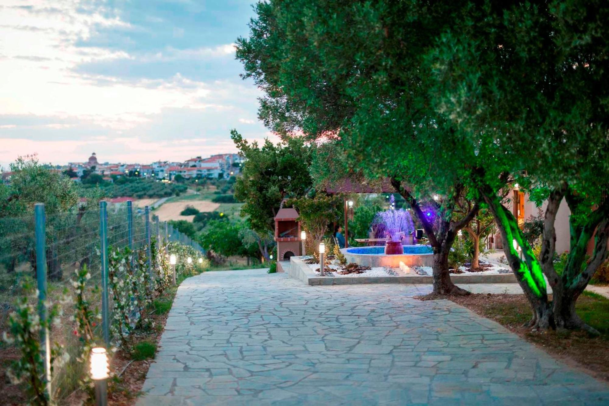 ניאה מודאניה Villa Laskari Sea View מראה חיצוני תמונה