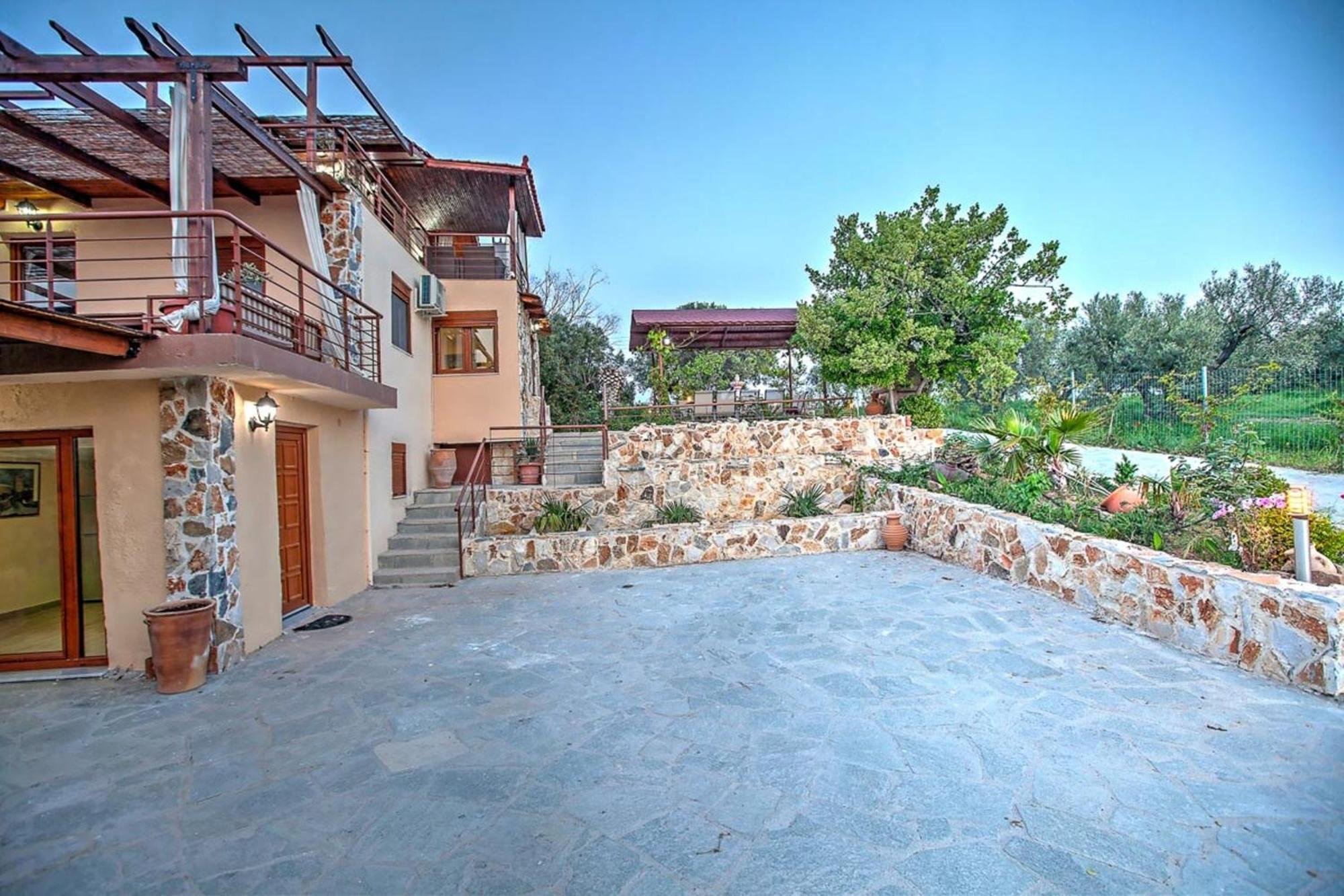 ניאה מודאניה Villa Laskari Sea View מראה חיצוני תמונה