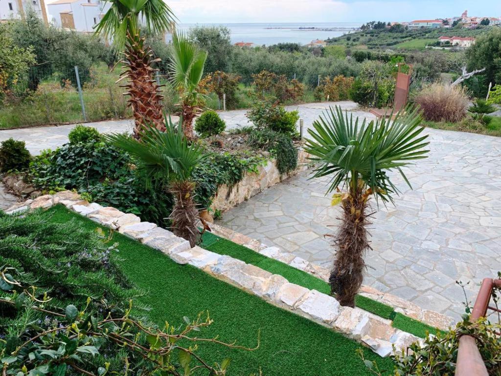 ניאה מודאניה Villa Laskari Sea View מראה חיצוני תמונה