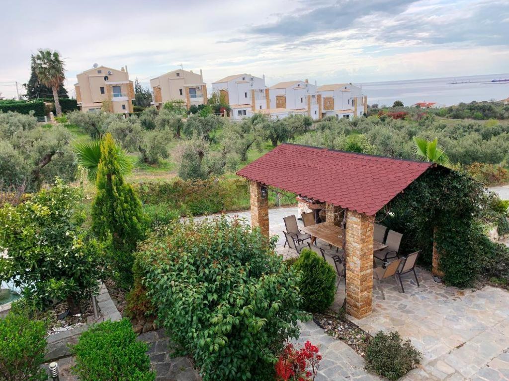 ניאה מודאניה Villa Laskari Sea View מראה חיצוני תמונה