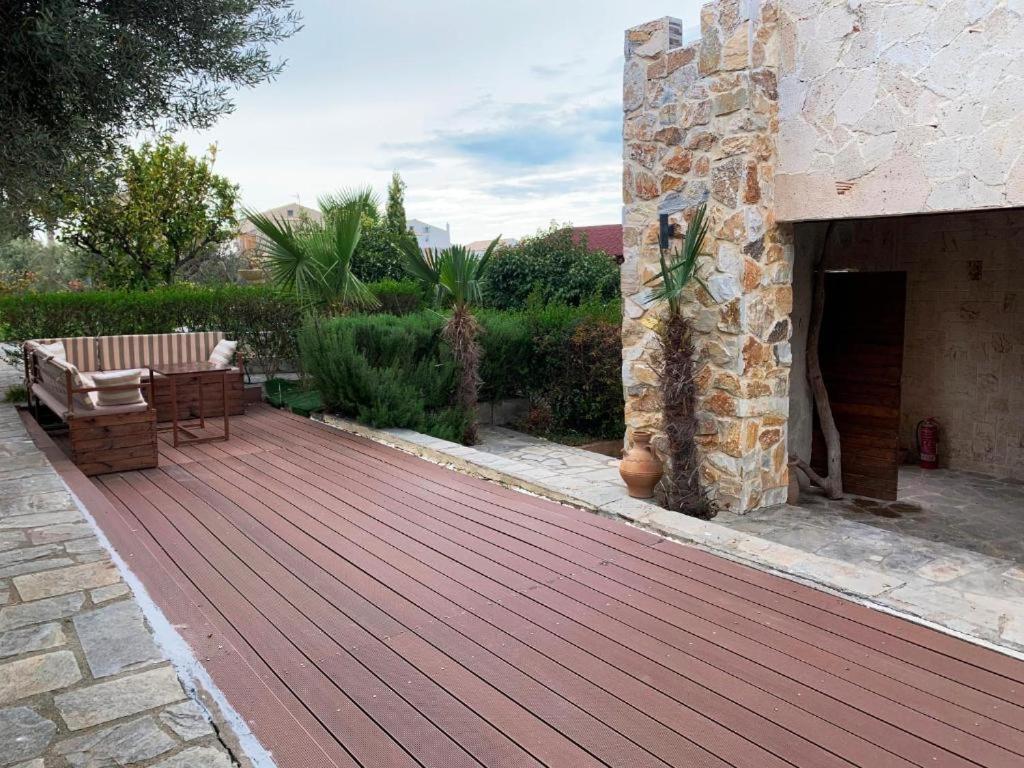 ניאה מודאניה Villa Laskari Sea View מראה חיצוני תמונה