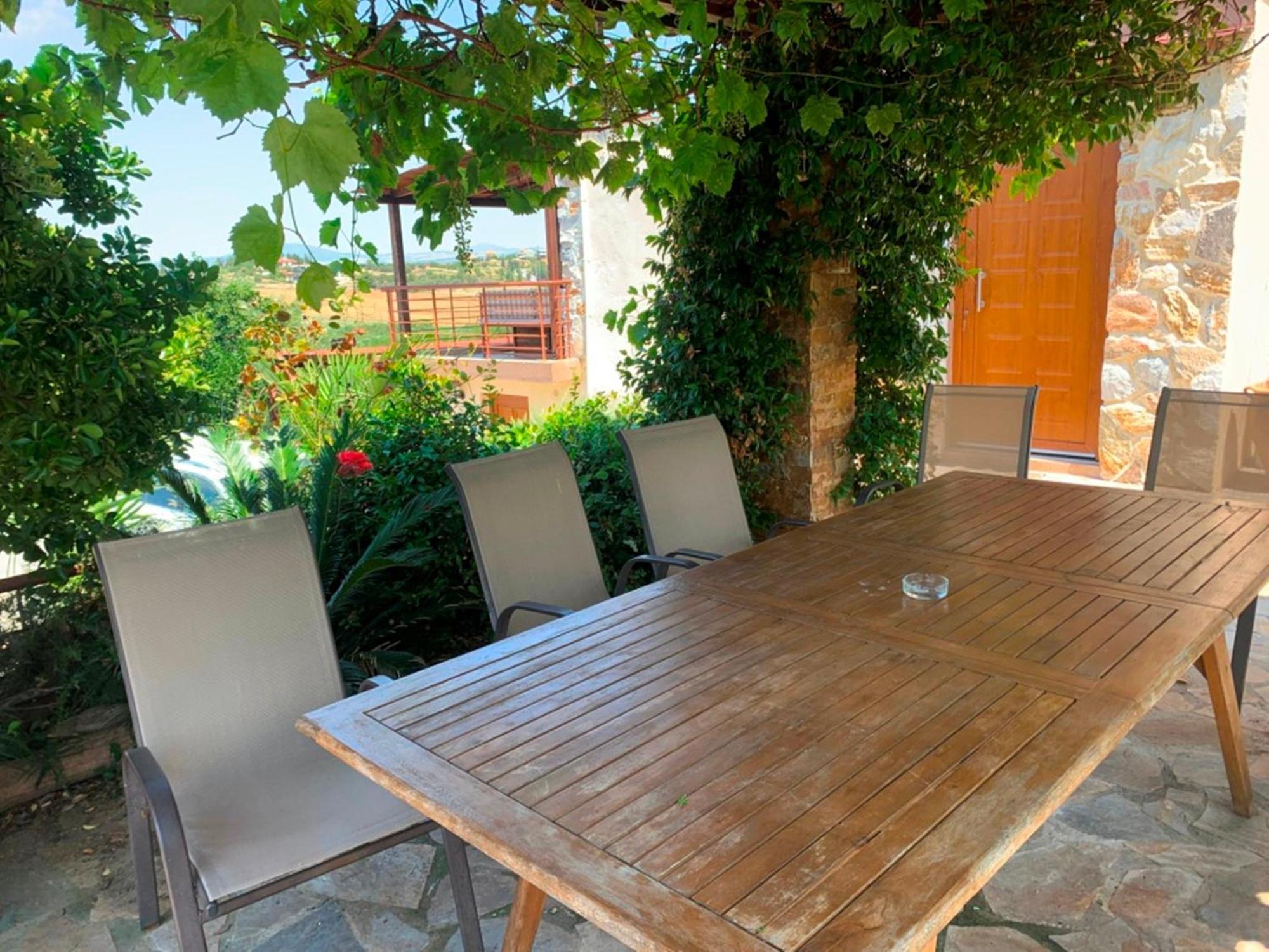 ניאה מודאניה Villa Laskari Sea View מראה חיצוני תמונה